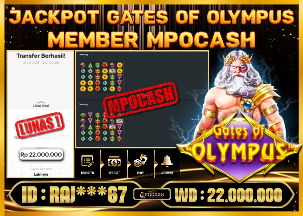 MPOCASH JACKPOT GATES OF OLYMPUS